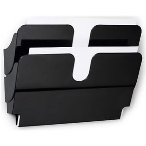 DURABLE, DURABLE Prospektspender Flexiplus, 2 Spender, A4, quer, schwarz