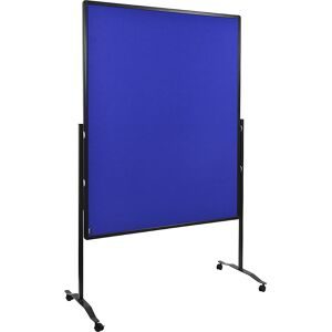 Legamaster, Legamaster PREMIUM PLUS Moderationswand, höhenverstellbar, Hoch- und Querformat, Filz, marineblau