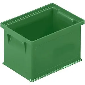 Schäfer Shop, Stapelkasten Serie 14/6-1, aus PP, mit Griffmulde, Inhalt 71 L, blau