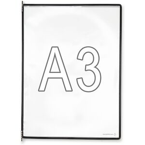 TARIFOLD, tarifold Sichttafeln DIN A3, schwarz, 10 Stück