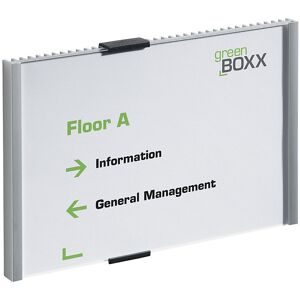 DURABLE, DURABLE T&uuml;rschild Info Sign 480523 silber, aluminium 210x148.5mm