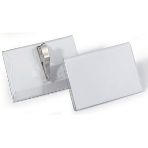 DURABLE, DURABLE Standard Namensschild mit Krokodilklemme 811119 175 x 185 mm 25 Stück
