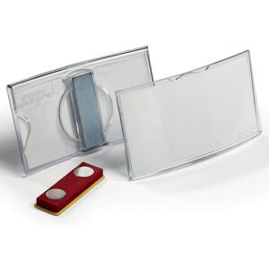 DURABLE, DURABLE Namensschild Konvex mit Magnet 8123/19 transp.,acryl,40x75mm 25 Stk.