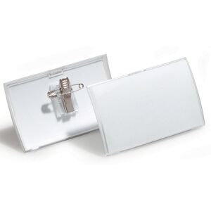 DURABLE, DURABLE Namensschild Click Fold 8214/19 m.Kombiklemme, 54x90mm 25Stk.