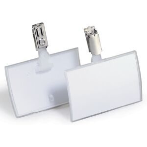 DURABLE, DURABLE Executive Namensschild mit Clip 8216-19 90 x 54 mm 25 Stück