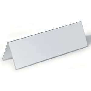 DURABLE, DURABLE Tischnamensschild Dachform 8053/19 transp., 105/210x297mm 25 Stk.