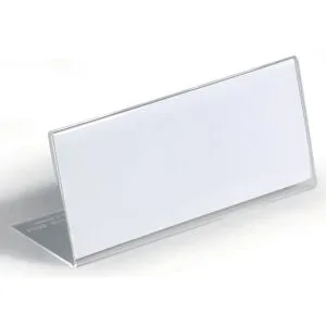 DURABLE, DURABLE Tischnamensschild 8054-19 Transparent 10 Stück