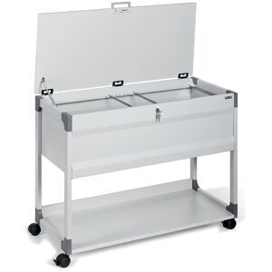 DURABLE, Hängemappenwagen System File Trolley 100 Multi Top, grau