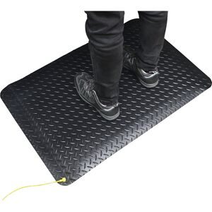 Anti-Ermüdungsmatte DECKPLATE ANTI-STATIC, Fixmaße, 900 x 600 mm COBA