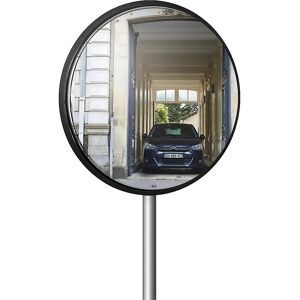 Vialux® Mehrzweckspiegel, Edelstahl, beschlagfrei, frostgeschützt, rund, Ø 600 mm