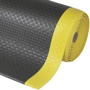 NoTrax, NoTrax Anti-Ermüdungsmatte, PVC/Vinylschaum, genoppt, lfm x 910 mm, schwarz/gelb