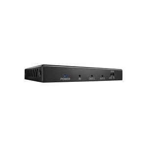 LINDY, LINDY 2 Port HDMI 18G Splitter 2 Port HDMI-Splitter 3840 x 2160 Pixel Schwarz