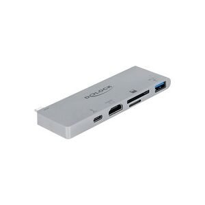 DeLock, DeLock - Dockingstation 87745 USB-C - HDMI/SD/USB, Grau