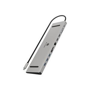 ICY BOX, IB-DK2106a-CPD, USB Type-C® 11 in 1 Notebook DockingStation mit dreifacher Videoausgabe