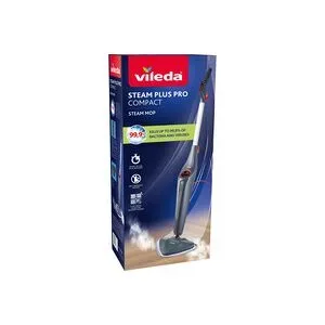 Vileda, Vileda STEAM PLUS PRO COMPACT Dampfreiniger 180840 mit Wischfunktion
