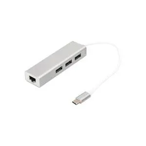 Digitus, Digitus - USB 3.2 Gen 1-Hub (USB 3.0), Silber