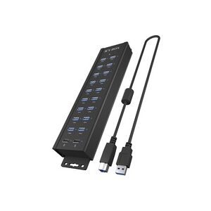 ICY BOX, ICY BOX 61076 USB-Hub 20 Port USB-A USB 3.0 5 GBit/s Schwarz USB Hub