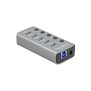 undefined, Delock USB-Hub 63263 USB 3.0 - 4x USB-A / 2x Ladeanschluss