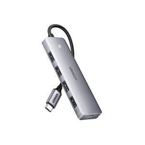 UGREEN, UGREEN USB-C Hub 4in1, Silver 70336 4xUSB-A