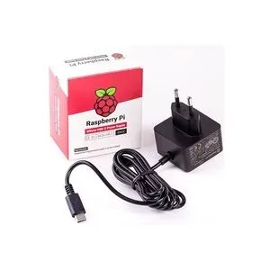 Raspberry Pi®, Raspberry Pi® RASPBERRY PI - Offizielle Black Pi/3A PSU schwarz - PC-/Server Netzteil Steckernetzteil, Festspannung