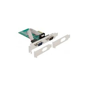 DeLock, Delock 89555 2 Port Serielle Steckkarte PCIe, RS232 PCIe x1