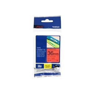 PTOUCH, PTOUCH Band, laminiert schwarz/rot TZe-461 PT-3600 36 mm