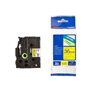PTOUCH, PTOUCH Band, laminiert schwarz/gelb TZe-661 PT-3600 36 mm