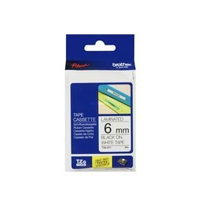 PTOUCH, PTOUCH Band, laminiert schwarz/weiss TZe-211 PT-1280VP 6 mm