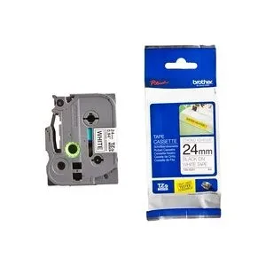 PTOUCH, PTOUCH Band, strong/adh.schwarz/weiss TZe-S251 PT-300 24 mm