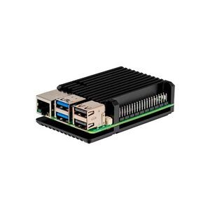 Joy-it, Joy-it ARMOR Case BLOCK SBC-Gehäuse Passend für (Entwicklungskits): Raspberry Pi® inkl. passiven Kühler Schwarz