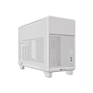 Thermaltake, Thermaltake TR100 Snow White Mini-Tower Gaming-Gehäuse Weiß Seitenfenster
