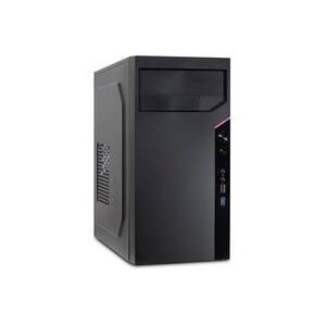 Inter-Tech, Inter-Tech IT-6505 Retro Micro-Tower PC-Gehäuse Schwarz