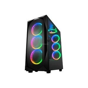 Sharkoon, Sharkoon REV300 - Tower - E-ATX - Seitenteil mit Fenster (gehärtetes Glas)