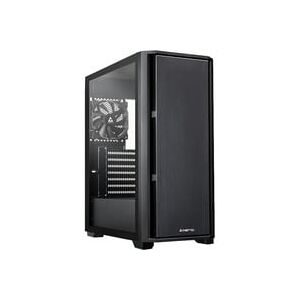 CHIEFTEC, Chieftec AS-02B-TG-OP Midi-Tower PC-Gehäuse Schwarz 1 vorinstallierter Lüfter, Seitenfenster