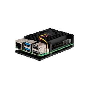 Joy-it, Joy-it Armor Case BLOCK ACTIVE SBC-Gehäuse Passend für (Entwicklungskits): Raspberry Pi® inkl. aktiven Kühler Schwarz