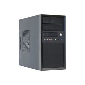 CHIEFTEC, Chieftec Mesh Series CT-01B-350GPB Mini-Tower PC-Gehäuse Schwarz
