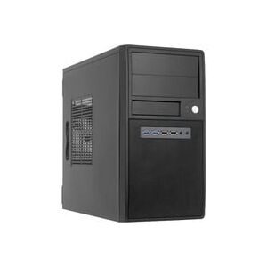 CHIEFTEC, Chieftec CT-04B-OP Mini-Tower PC-Gehäuse Schwarz Werkzeugfreie Festplatteninstallation