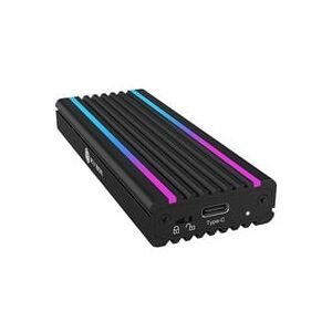 ICY BOX, ICY BOX Ext. Geh&auml;use M.2 USB 3.2 G2 IB-1824ML-C31 RGB, Schreibschutz