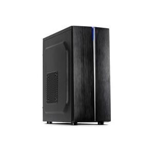 Inter-Tech, Inter-Tech B-48 Midi-Tower PC-Gehäuse Schwarz mit Lüftungsschlitzen