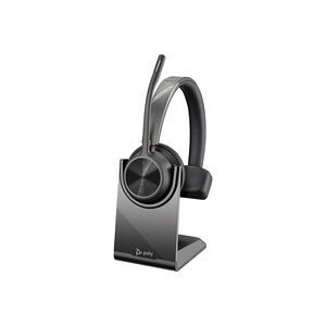 HP Poly, HP Poly Voyager 4310 UC Monaurales Headset +BT700 USB-A Adapter On Ear Headset Bluetooth® Stereo Schwarz Noise