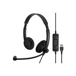 EPOS, EPOS Impact SC 60 USB ML On Ear Headset kabelgebunden Stereo Schwarz Mikrofon-Rauschunterdrückung, Noise Cancelling