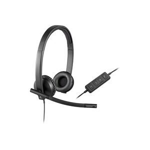 Logitech, Logitech H570e Verkabelt Stereo Kopfhörer Kopfbügel Schwarz