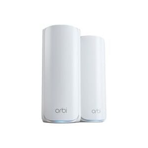 Netgear, NETGEAR Orbi 770 Quad-Band Mesh WiFi 7 System 2er Set, weiss Mesh-Satellit – WLAN Repeater/Wifi Extender