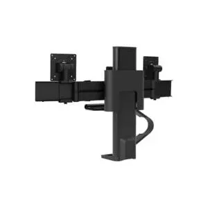 Ergotron, Ergotron Monitor-Tischhalterung TRACE? 2 Display(s) 53,3 cm (21) - 68,6 cm (27) Schwarz Drehbar, Höhenverstellbar,