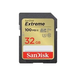 SanDisk, Sandisk, SD Speicherkarten, SanDisk Extreme 100MB/s SDHC 32GB V30, Produkte & Wohnen