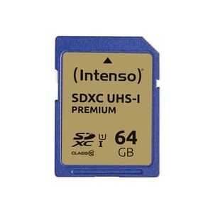 Intenso, INTENSO SDXC Card PREMIUM 64GB 3421490 UHS-I