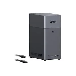 UGREEN, UGREEN NASync DH2300 + HDMI 95998 Cable Bundle NAS 3.5 Anzahl Festplattenschächte: 2 Grau/Silber
