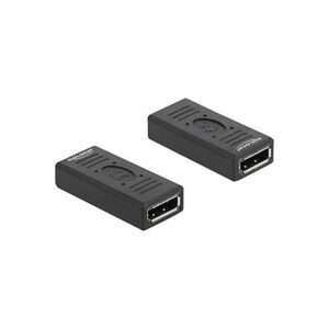 DeLock, Delock DisplayPort Adapter DisplayPort Buchse 0 mm Schwarz 66643 4K UHD DisplayPort-Kabel