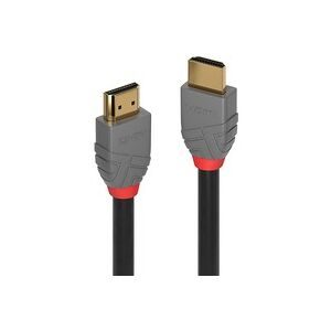 LINDY, LINDY USB Anschlusskabel HDMI-A Stecker, HDMI-A Stecker 10.00 m Schwarz, Grau 36967 HDMI-Kabel