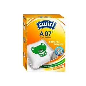 Swirl, Swirl Staubfilterbeutel A 07 AirSpace® 4 Stück